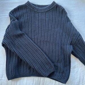 Black chunky sweater